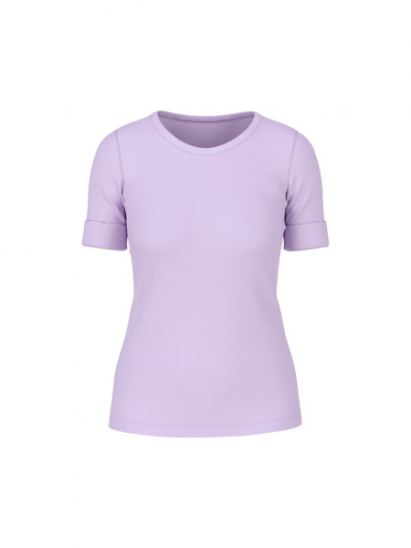 Uni T-Shirt aus stretchigem Cotton-Ripp