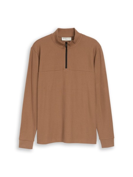 Troyer Langarmshirt mit Reißverschluss