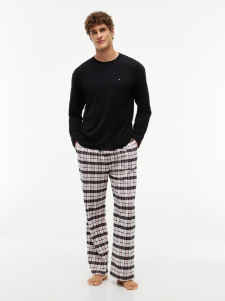 JERSEY TOP FLANNL BOTTOM WB SET