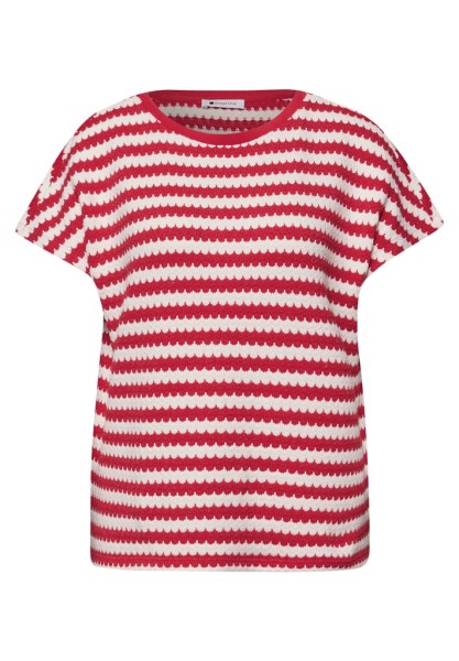 Dropped Shoulder Shirt mit Streifen