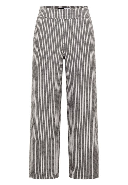 Wide Leg Hose in Seersucker-Qualität