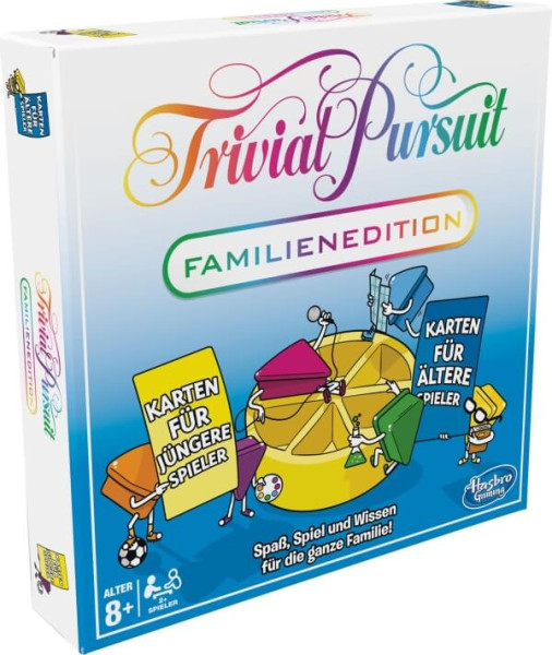 Hasbro E1921100 Trivial Pursuit Familien Edition, ab 2 Spieler, ab 8 Jahren