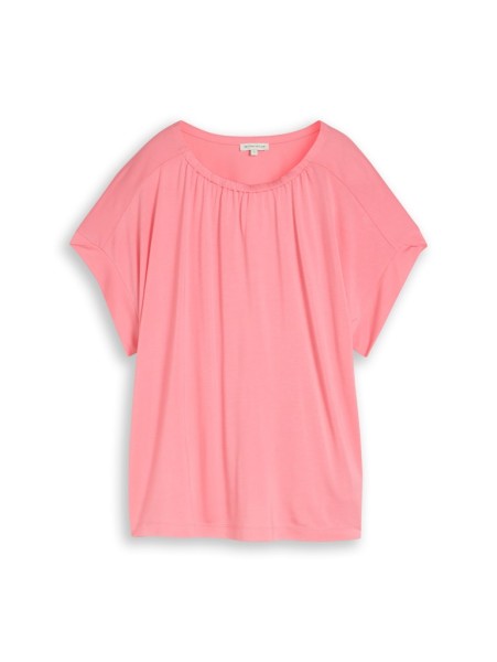 T-Shirt mit Raffungen