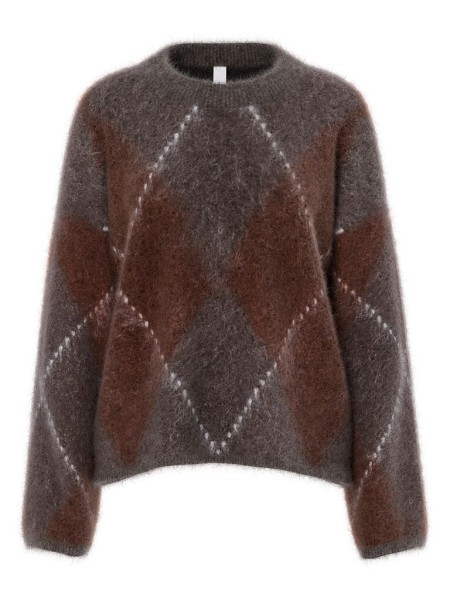 YASARGY LS MOHAIR BLEND KNIT PULLOVER S.