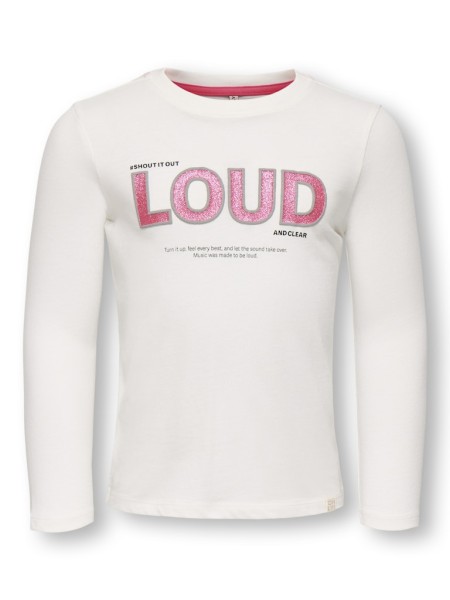 KMGZENIA LIFE L/S REG O-NECK PRINT JRS