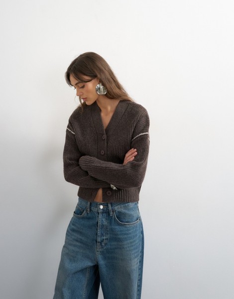 TSFELINE KNITTED CARDIGAN KNT