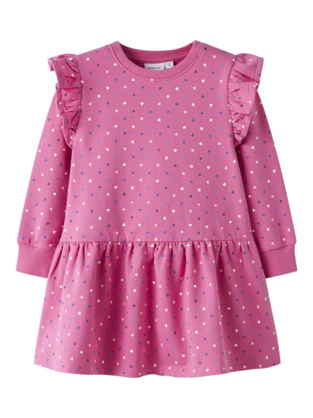 NMFOEANA LS SWE DRESS BRU PB