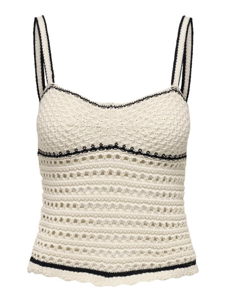 ONLMINNIE LIFE SL SWEETHEART TOP KNT