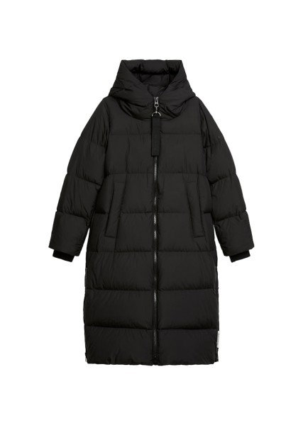 Puffer-Daunen-Kapuzenmantel regular