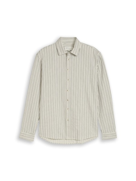 Relaxed Fit Hemd aus strukturiertem Baumwollstoff