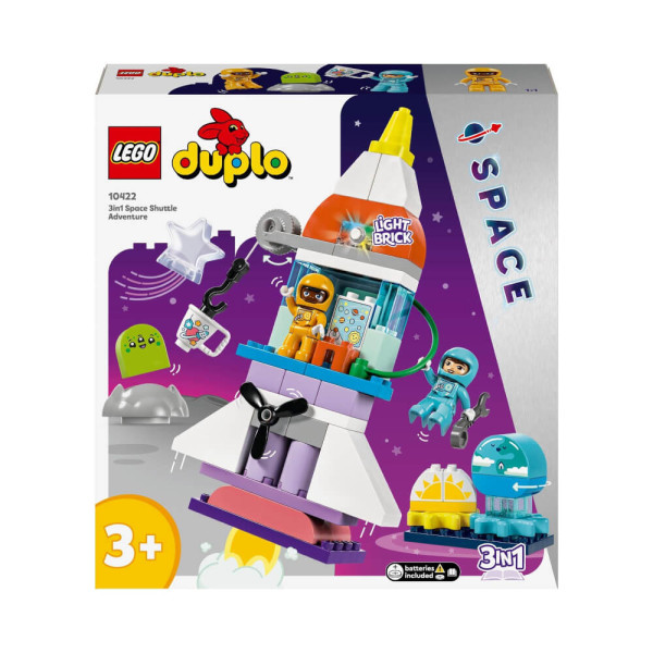 LEGO® Duplo 10422 3-in-1-Spaceshuttle für viele Abenteuer