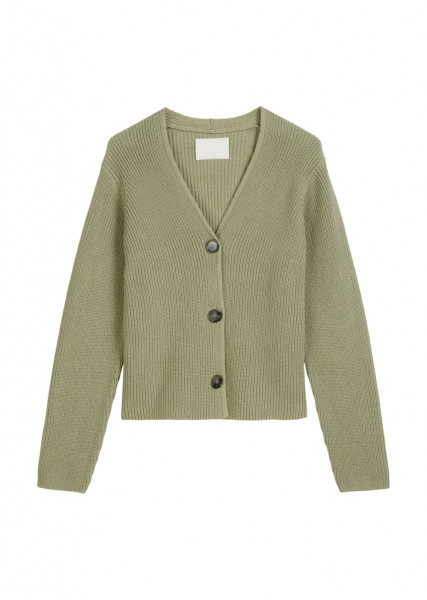 V-Neck-Cardigan relaxed