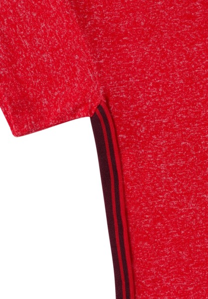 Dropped Shoulder Shirt mit Rundhals und Tape