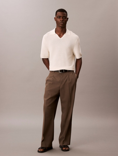 SS SNOWY TECH KNIT JOHNNY COLLAR