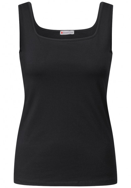 Basic Top mit Square Neck