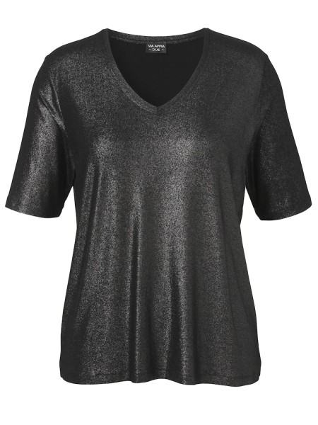 T-Shirt V-Ausschnitt 1/2 Arm Druck