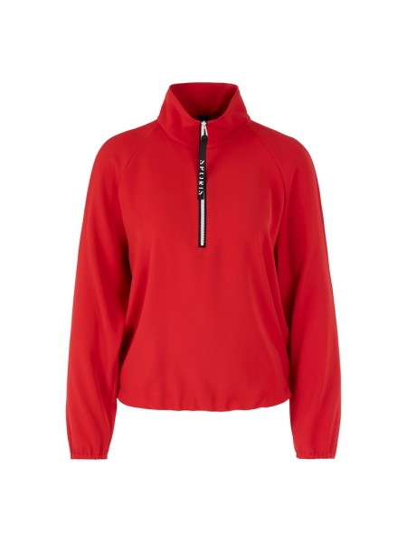 Blusenshirt mit Zipper und Tunnelzug