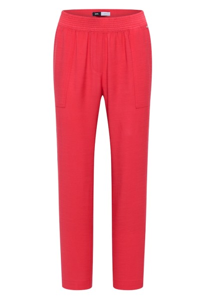 Mid Waist Slim Leg Hose im Loose Fit