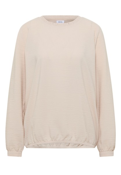 Bluse mit Smock-Ausschnitt