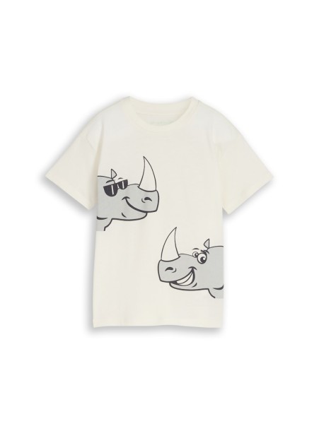Oversize T-Shirt mit Rückenprint