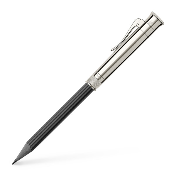 Graf von Faber-Castell 118568 Perfekter Bleistift, platiniert, Schwarz