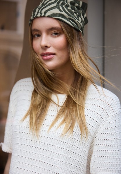 Bandana im Zebra-Look