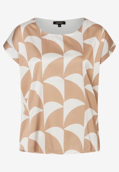 Blusenshirt mit grafischem Print beige/ecru Frühjahrs-Kollektion