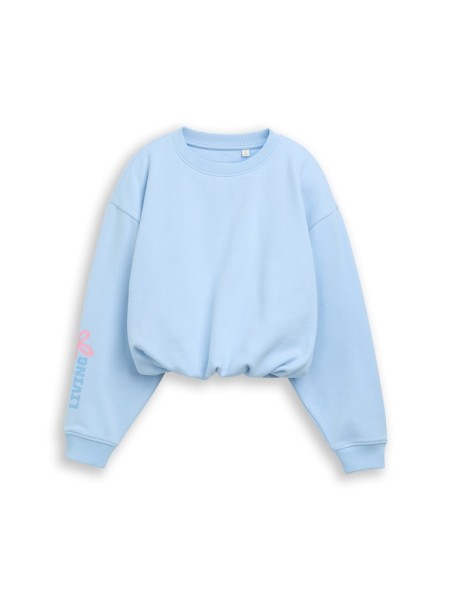 Oversize Sweatshirt mit Ballonsaum