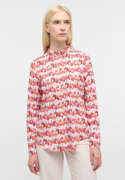 Bluse Satingewebe Langarm