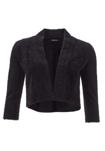 Jersey Bolero in Flausch Optik