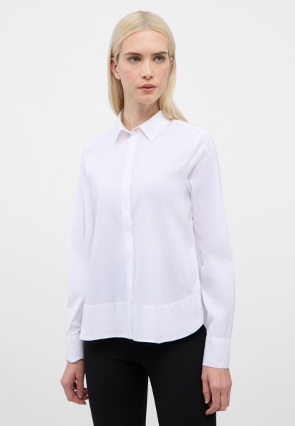 Signature Shirt Bluse Popeline Langarm