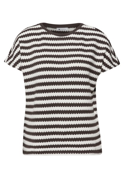Dropped Shoulder Shirt mit Streifen