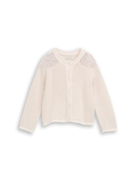 Cardigan mit Blumen-Motiv