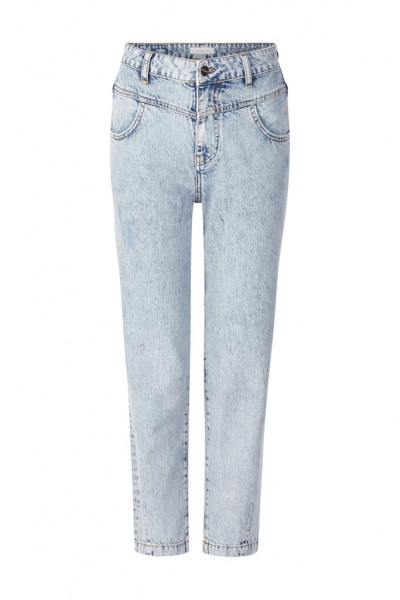 Slouchy blue denim organic