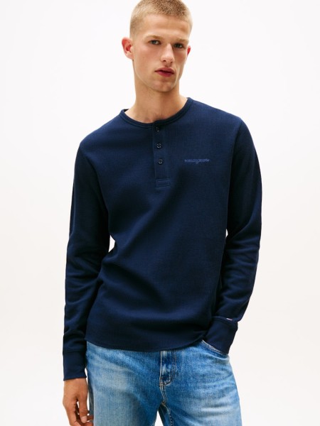 TJM SLIM WAFFLE SCRIPT HENLEY