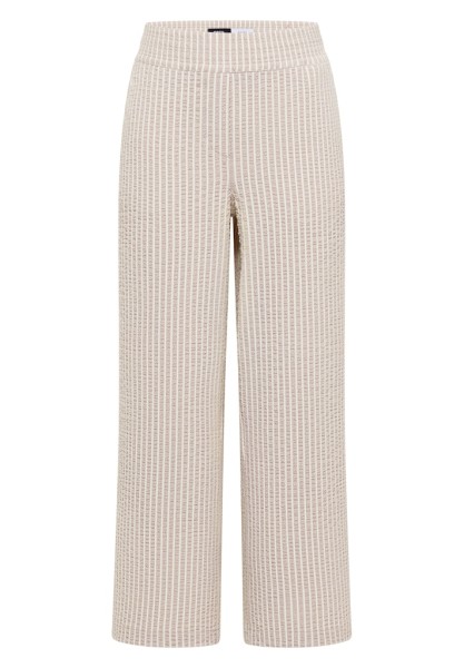 Wide Leg Hose in Seersucker-Qualität