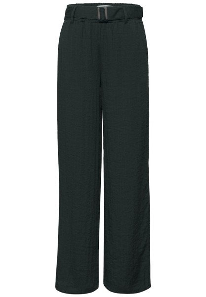 Wide Leg Hose mit Gürtel im Casual Fit
