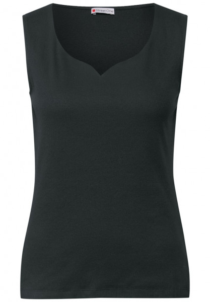 Top mit Herzausschnitt