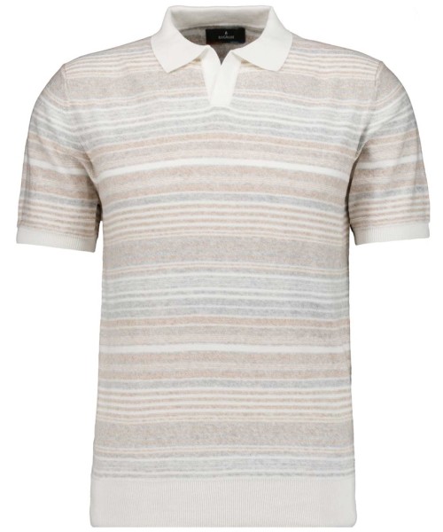 Strick-Pullover Kurzarm, Resortkragen
