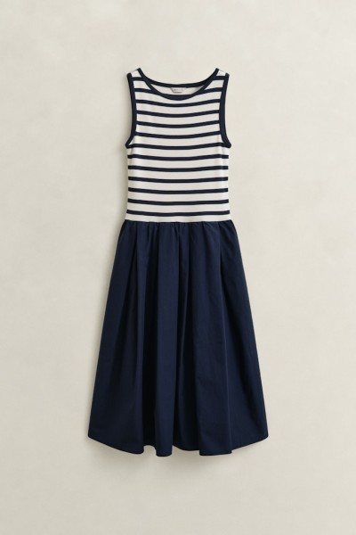 Kleid aus gewebtem Jersey