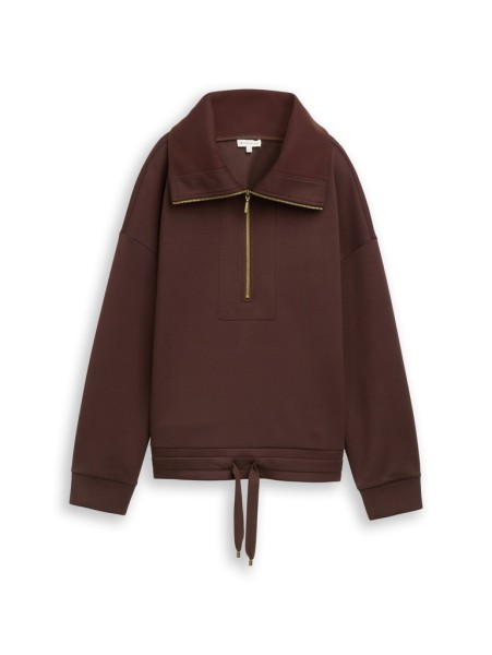 Troyer Sweatshirt aus Scuba