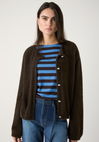 Flauschiger Cardigan