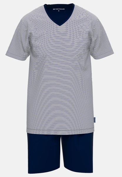 TOM TAILOR Herren Shorty quergestreift 1er Pack