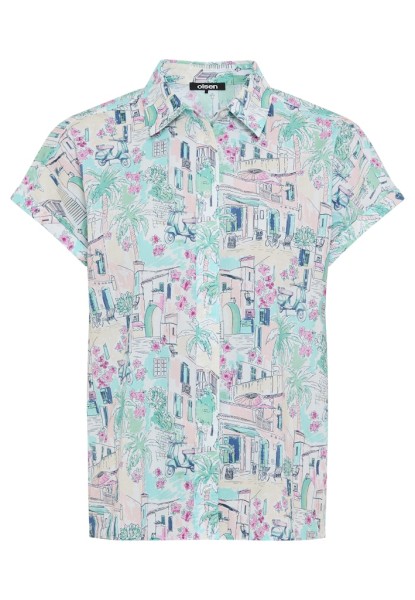 Blouse Woven Short Sleeves