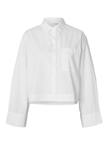 SLFASTHA LS CROPPED BOXY SHIRT NOOS
