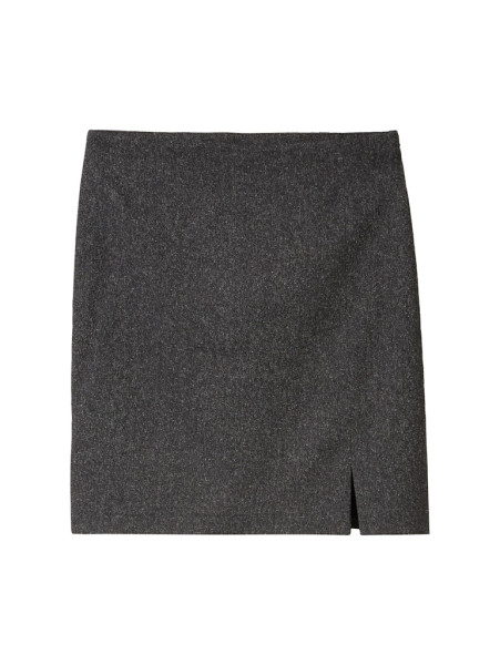 High Waist Rock mit Struktur