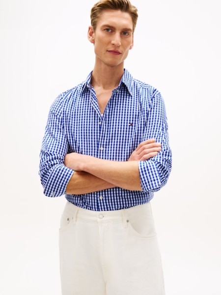 FLEX POPLIN GINGHAM RF SHIRT
