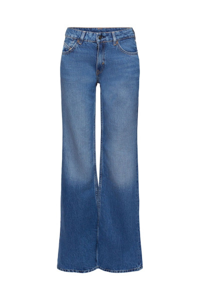 Ausgestellte Retro-Jeans mit mittelhohem Bund