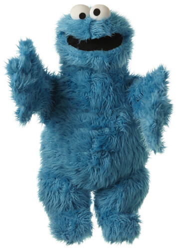Handpuppe "Krümelmonster"