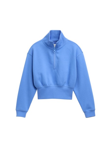 Cropped Troyer Sweatshirt